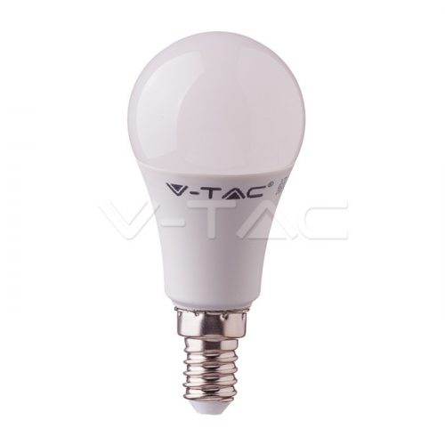 V-TAC LED izzó  E14 9W 806Lm 200° 3000K Samsung chip 