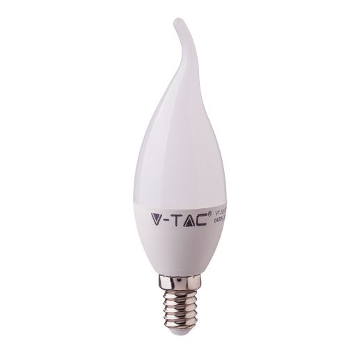 V-TAC gyertya LED izzó  E14 5,5W 470Lm 200° 3000K Samsung chip 