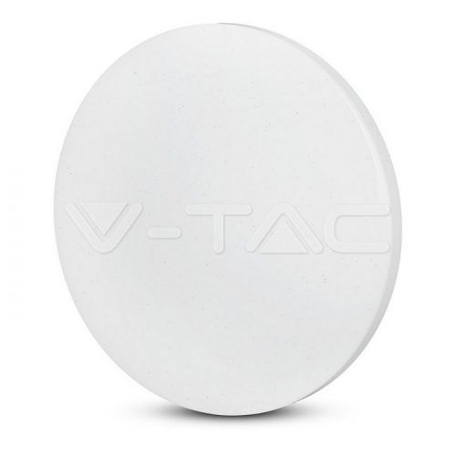 V-TAC CCT Mennyezeti led lámpa, állítható színhőmérséklet, csillógó búra 36W 3900Lm 3000-6400K