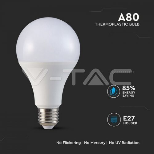 V-TAC LED izzó E27 20W 2452Lm 200° 3000K Samsung chip