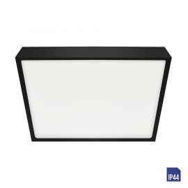 Luxera Lenys led lámpa, szögletes forma, fekete  18W 1530Lm 4000K 