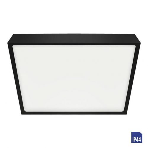 Luxera Lenys led lámpa, szögletes forma, fekete 24W 2040Lm 4000K 