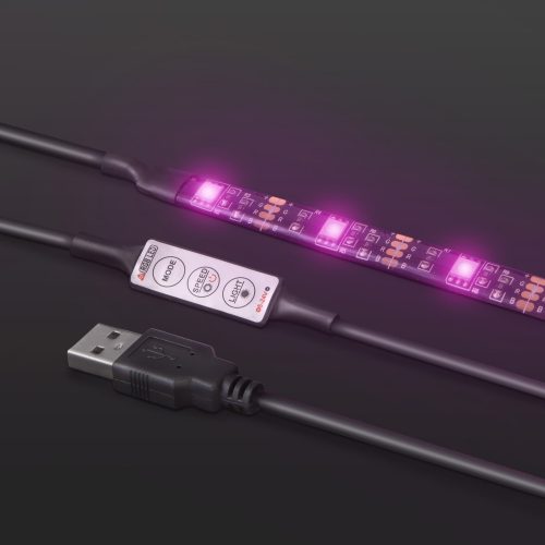 Phenom RGB USB LED szalag szett, TV háttérfény 5V 3,6W 1m IP20