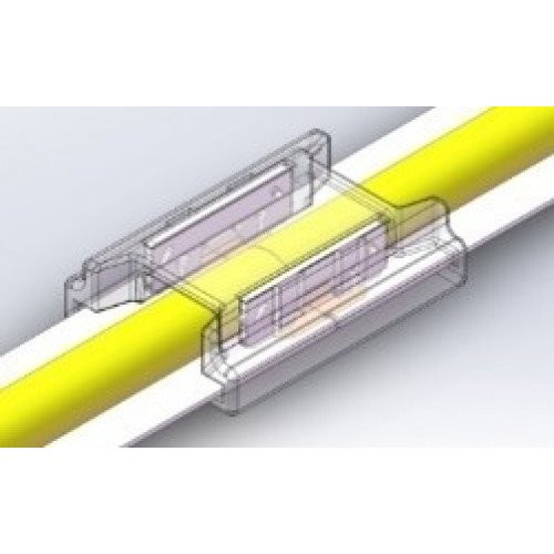 COB led szalag toldó két pólusos,  szalag-szalag toldáshoz, 8mm