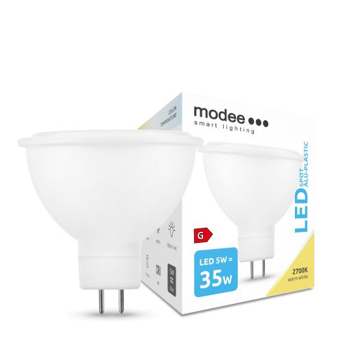 Modee LED spot izzó 12V MR16 5W 400Lm 100° 2700K 