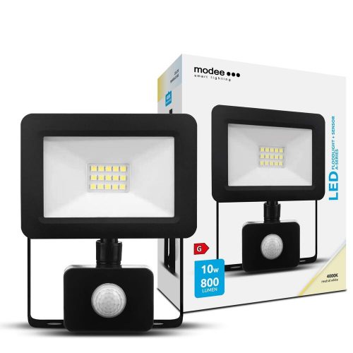 Modee mozgásérzékelős led reflektor 10W 4000K 800 lm