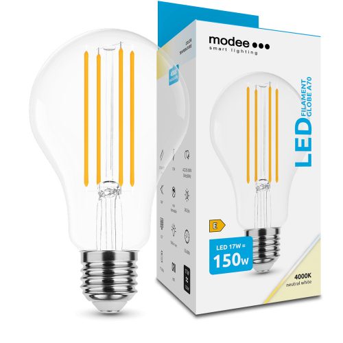 Modee filament LED izzó E27 17W 2452Lm 360° 4000K