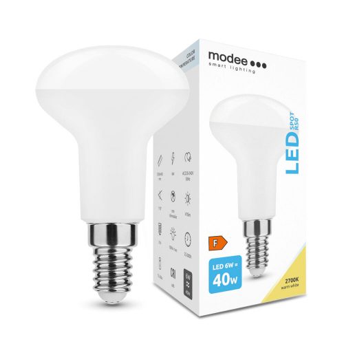 Modee spot LED izzó E14 6W 470lm 110° 2700K 