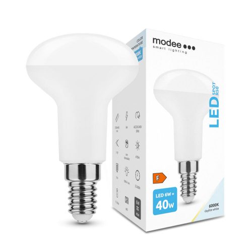 Modee spot LED izzó E14 6W 470lm 110° 6000K 