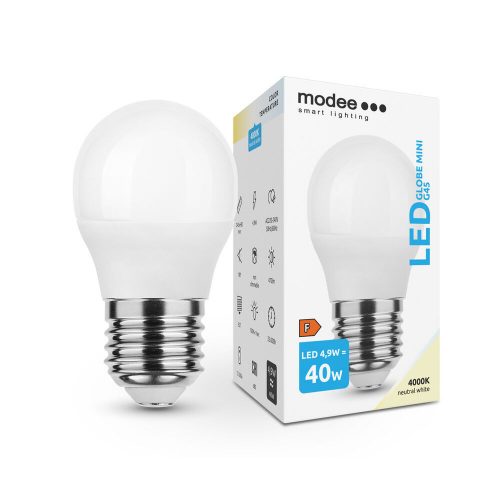 Modee kisgömb LED izzó E27 4,9W 470Lm 180° 4000K 