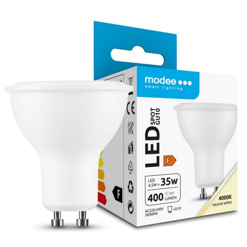 Modee LED spot izzó GU10 4,5W 400Lm 110° 4000K