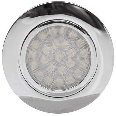 Ultralux Bútorba építhető led lámpa 220-240V 4W IP44 Króm