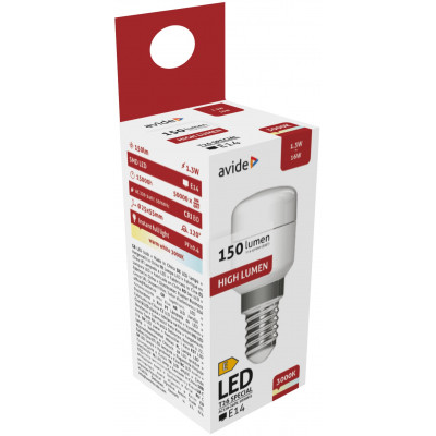 Avide mini LED izzó E14 1,3W 150Lm 120° 3000K 