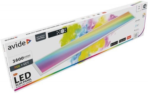 Avide RGB+CCT SMART led panel 30x120cm 36W 