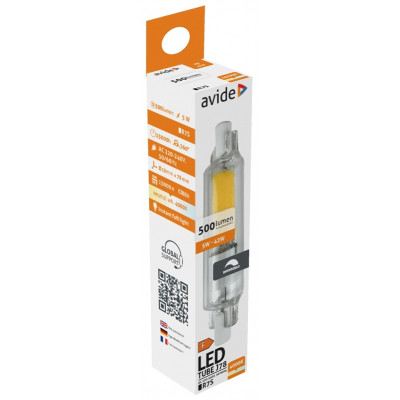 Avide LED izzó R7S 5W 500Lm 360° 4000K 